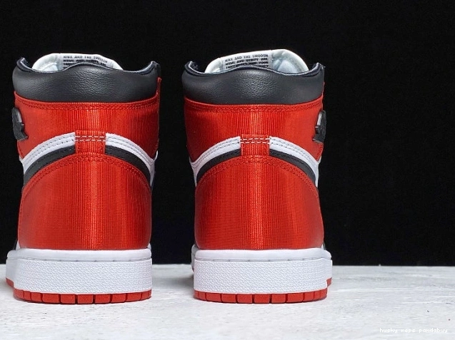 Rep Husky Black Air Toe High 1 CD0461-016 Retro Satin Jordan 0712